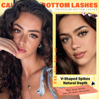 Calphdiar Bottom Lash Clusters in 'Fairy Eye' style. Achieve natural depth with easy online ordering. Available now!