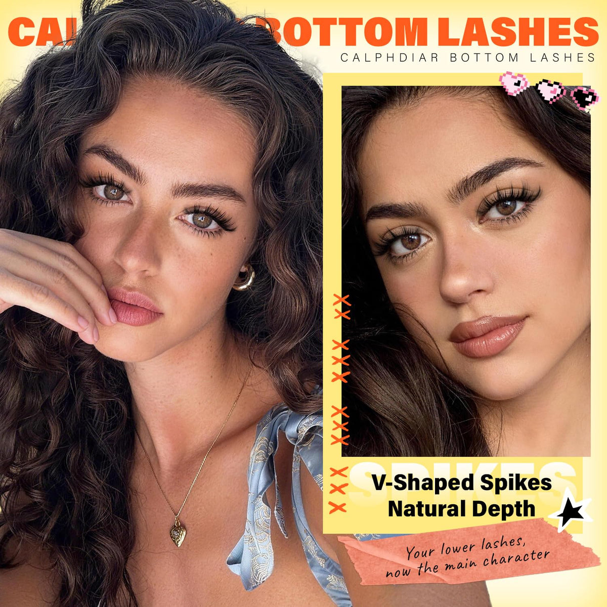 Calphdiar Bottom Lash Clusters in 'Fairy Eye' style. Achieve natural depth with easy online ordering. Available now!