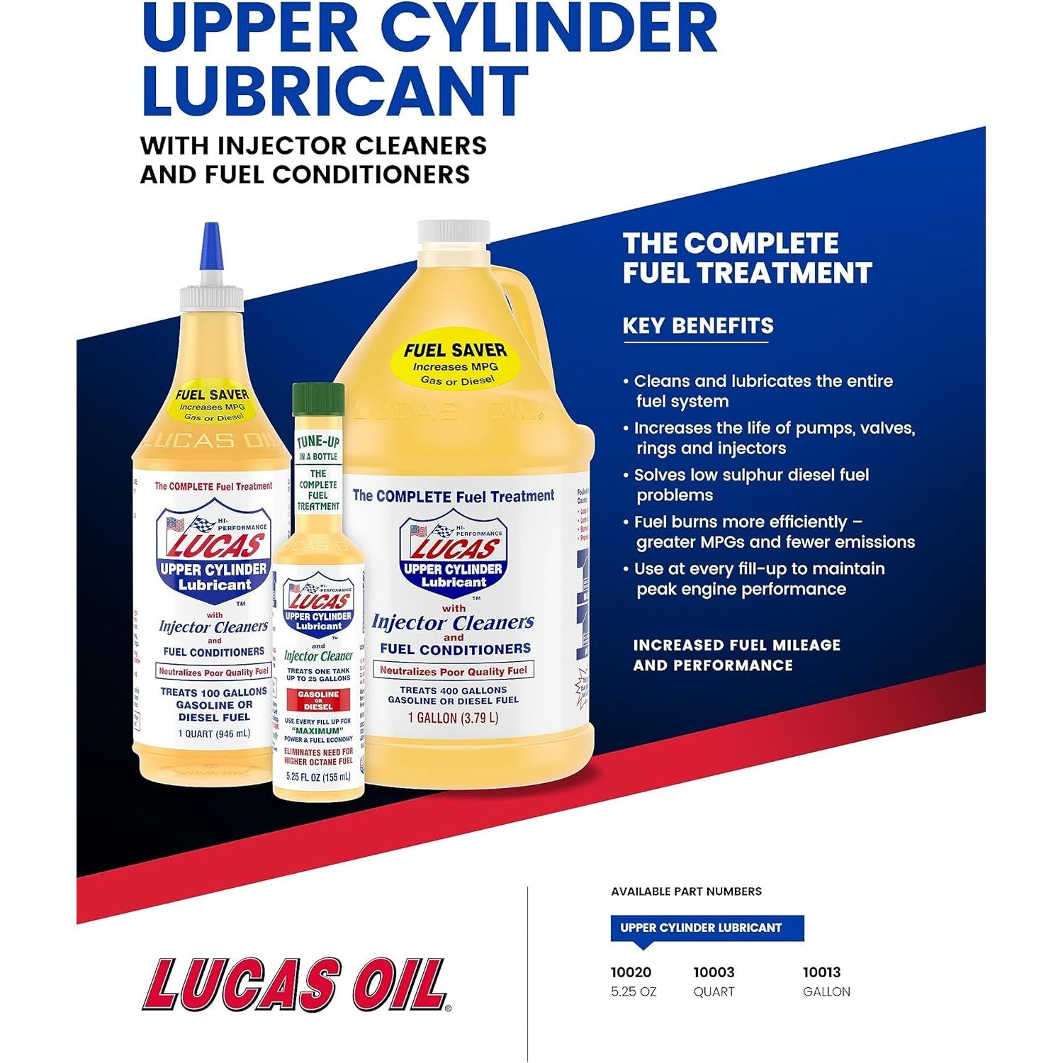 Buy now Lucas Oil 10003 Fuel Treatment - 1 Quart at indiglob india