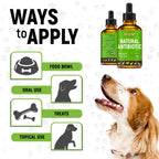 Dog Antibiotics for Infections, Kennel Cough, Wounds, UTIs, Allergies, Itching – Natural Antibiotics for Cats to Support Skin, Coat, & Digestion – Liquid Form for Oral Use – All Pet Ages – 2 oz