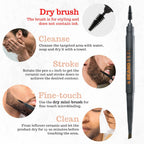 Buy now Beard Pen Filler for Men - Barber Styling Grooming Pencil - Waterproof Proof, Sweat Proof, Long Lasting Solution with Natural Finish - Cover Beard and Scalp Patches in Seconds - Dark Brown 1 Pack at indiglob india