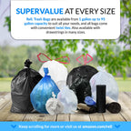 Reli. 50 Gallon Trash Bags Heavy Duty | Made in USA