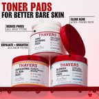 Thayers Blemish Clearing Acne Pads, Salicylic Acid Acne Treatment for Face, Pore Reducing, Exfoliating, and Soothing Skincare, Witch Hazel Toner Pads, 60 Ct