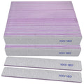 Nail Files (12 Pack), 100/180 Grit Emery Boards Nail File for Natural Nails and Acrylic Nails, Double Sided Emory Boards limas para unas acrilicas Profesional Fingernail Filer Reusable Manicure Gray