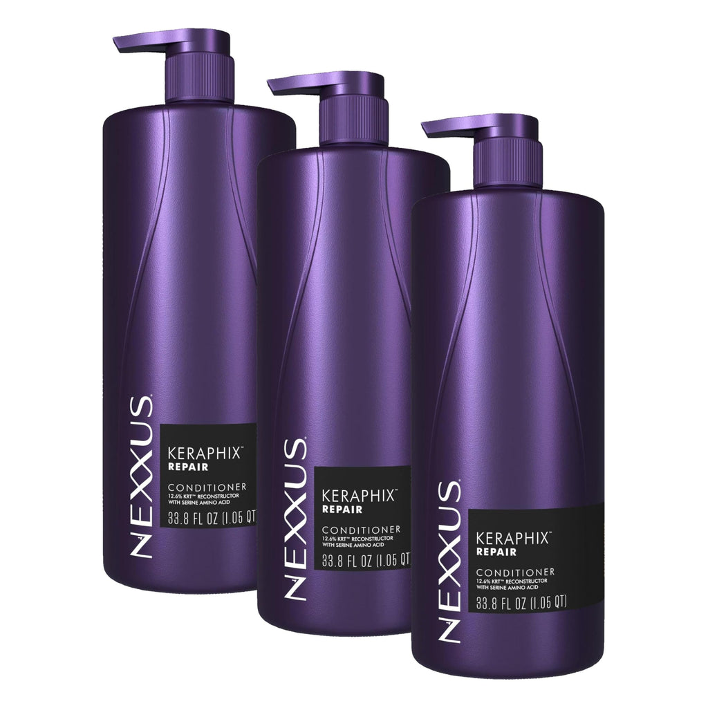 Nexxus KERAPHIX™ Conditioner for Damaged Hair Repair 13.5 oz | Visibly repairs damaged hair, Anti-breakage, Smooths hair, for color treated hair, for dry hair