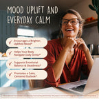 Joy-Filled with Saffron Mood Support Supplement — Daily Mood Support with 30mg Extract + Ashwagandha, Rhodiola, St. John's Wort, Lemon Balm | Saffron Supplements for Emotional Support, Vegan, 30 Ct