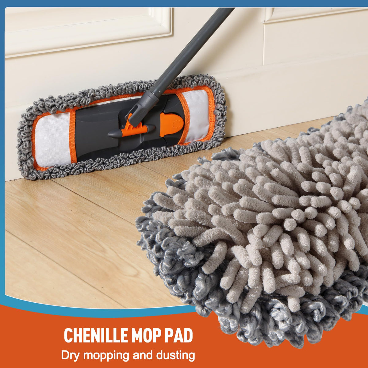 CLEANHOME Mops for Floor Cleaning for Hardwood, Marble, Tile Floor Mopping