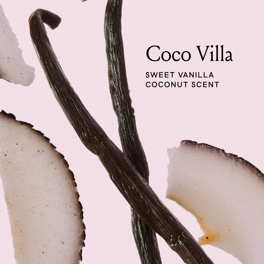 Billie Shave Glaze Shave Oil, Coco Villa, 8 oz | Grippy oil-to-milk formula, Mess-free drizzle application, Prevents shaving irritation and bumps, Sweet vanilla coconut scent