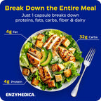 Enzymedica Digest Basic - Helps Gas & Bloating - 30 Caps | Digestive Enzyme Supplement for Women & Men, Enzyme Capsules for Digestion, Gut Health Support, For Sensitive Stomachs, Vegan