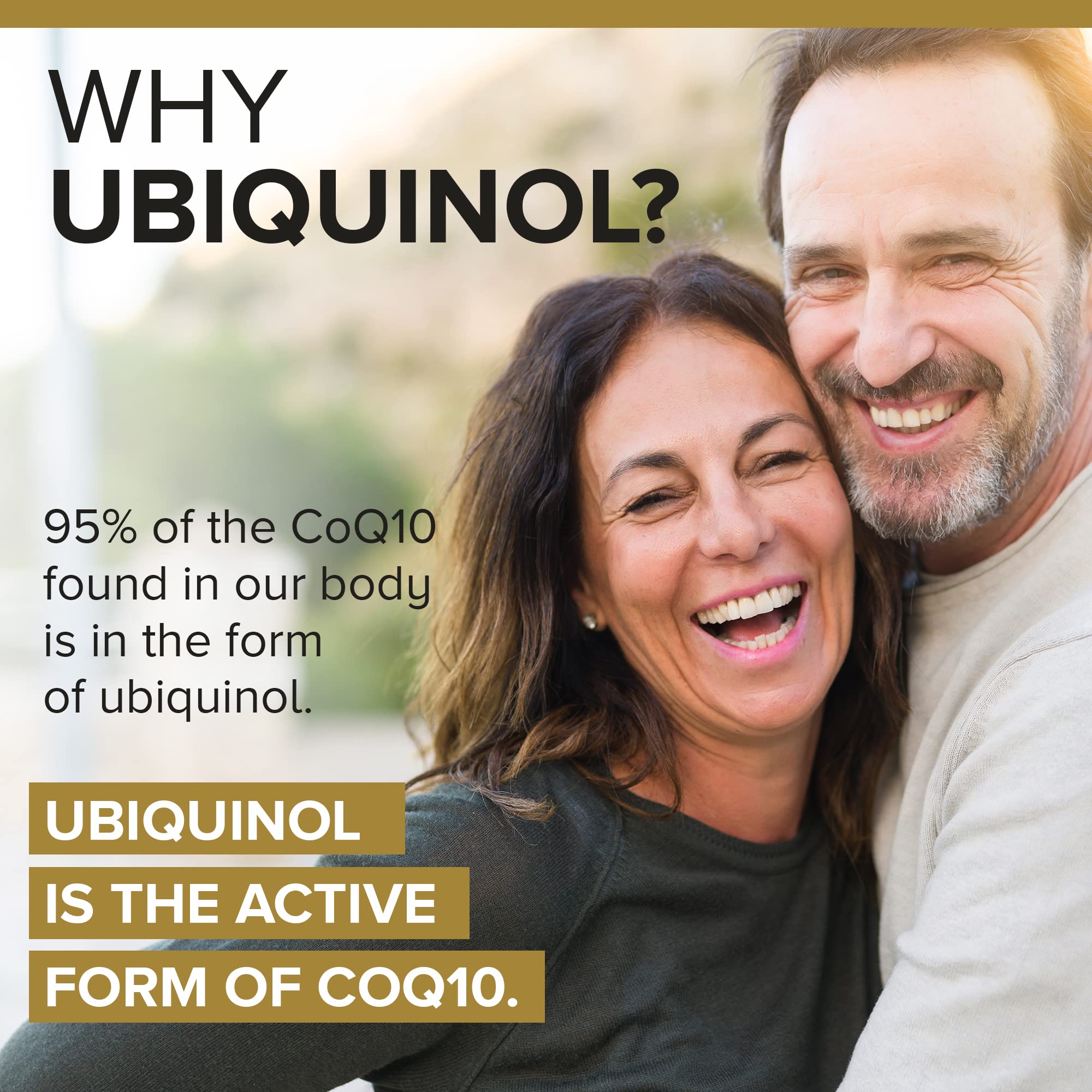 Qunol Ubiquinol CoQ10 200mg Softgels, Ubiquinol 200mg - Active Form of Coenzyme Q10, Antioxidant for Heart Health - 60 Count (Pack of 2)