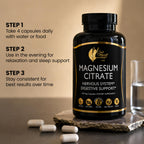 Cocó March N.M.D Magnesium Citrate 500mg per Serving, Gluten Free, 150 Caps