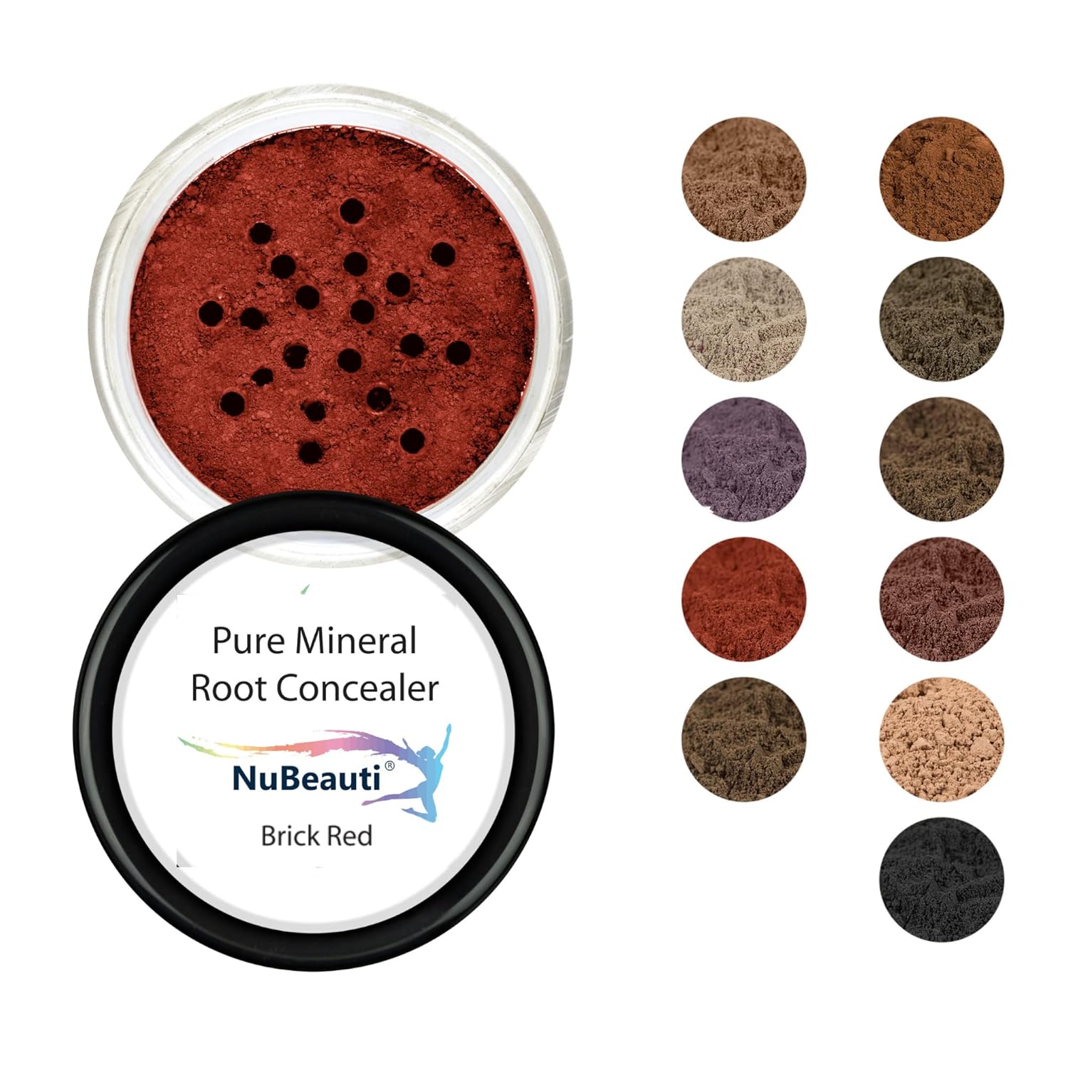 Buy now Hair Root Touch Up Powder - Darkest Brown - 11 True-to-Nature Root Concealer Shades - Longer-Lasting, Easy Hairline Shading with Clean Ingredients - With Brush Brick Red Without Brush at indiglob india