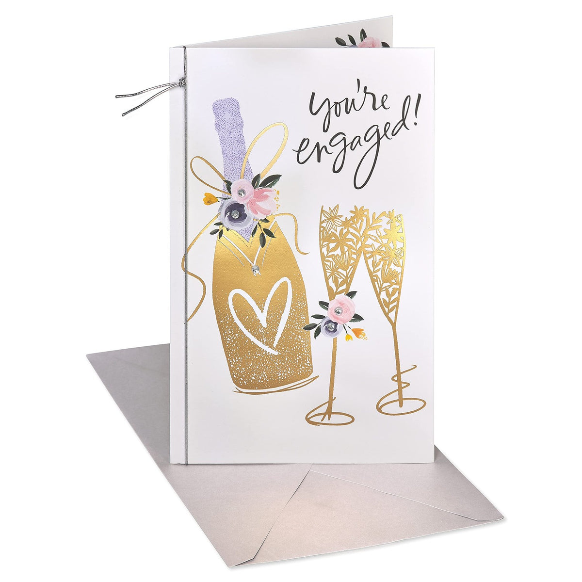 American Greetings Engagement Card for Newly Engaged (Happy Ever After)