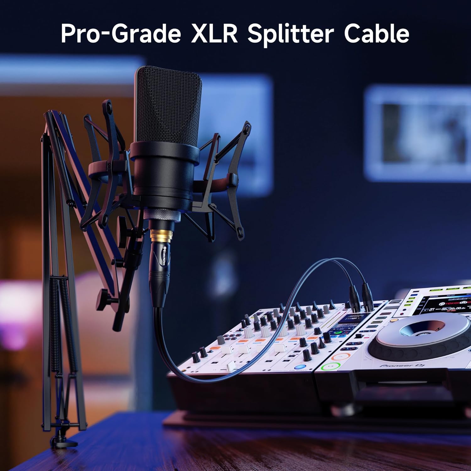 Buy now Cable Matters Balanced XLR Splitter Cable - 1.5ft / 0.5m, XLR Y Cable 2 Male to 1 Female at indiglob india