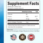 Collagen Peptides Powder for Women and Men, 16oz, 41 Servings, Unflavored
