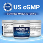 Dr. Berg Magnesium Glycinate Powder for Sleep, Relaxation, & Stress Relief - Now Includes Vitamin D3 & Zinc - Delicious Raspberry & Lemon Flavor (50 Servings) Magnesium Powder - Magnesium Drink Powder