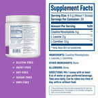 NativePath Creatine Monohydrate, Unflavored, 30 Servings | 5g Per Serving, 2g L-Leucine & 1.5g L-Carnitine, Supports Strength, Power, Muscle & Recovery, Men & Women