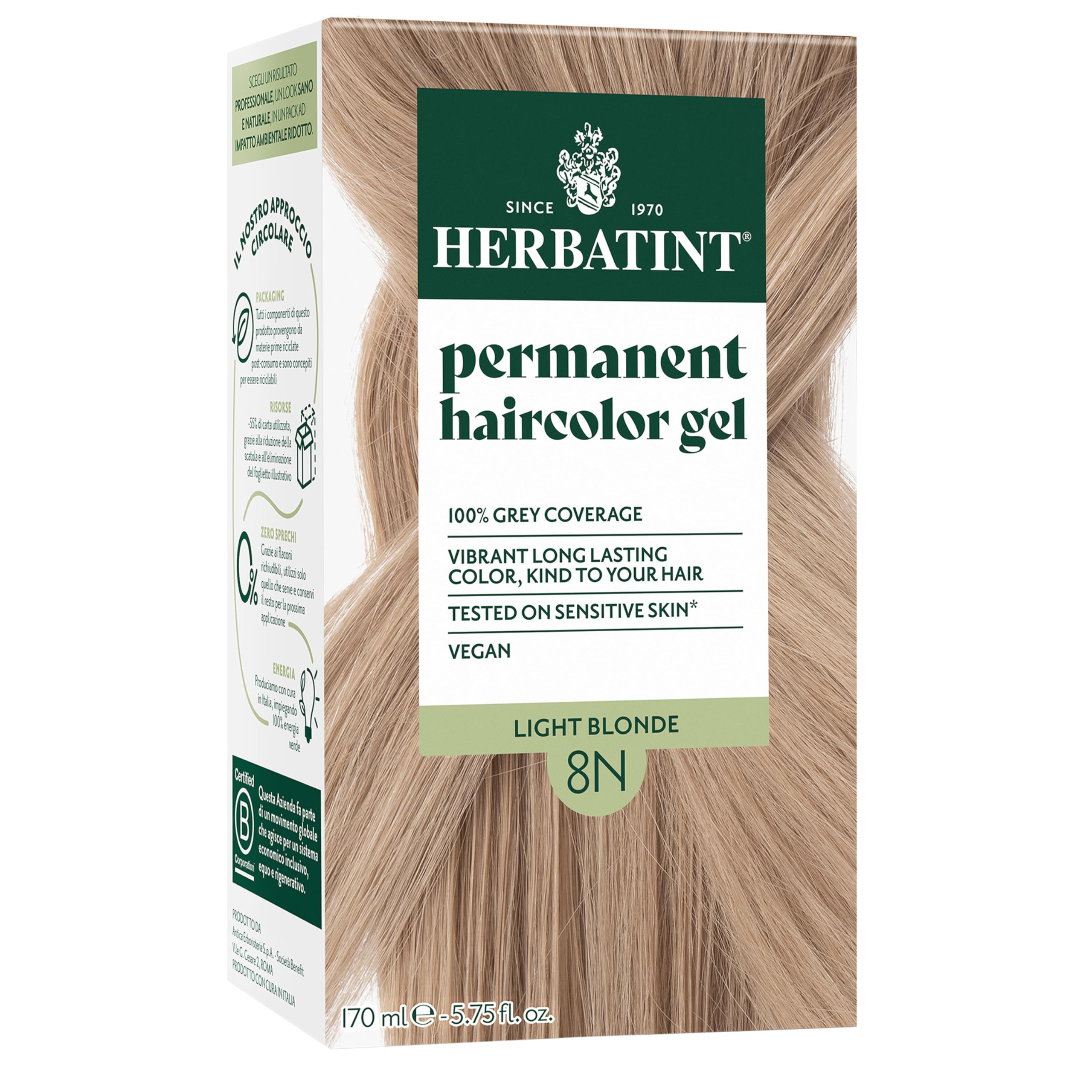 Buy now Herbatint Permanent Hair Dye For Women - 4N Chestnut - For Up To 100% Gray Coverage of Resistant Gray Hair - Ammonia-Free, Alcohol-Free & Vegan - Salon Influenced Hair color 5.75 fl oz at indiglob india