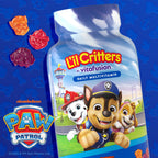 Lil Critters Nickelodeon Paw Patrol Kids Multivitamin Gummies | 60 Count | Gummy with Vitamin A B C D E | Fruit Flavors | 11 Essential Nutrients | Gluten and Dairy Free Children's Daily Supplement