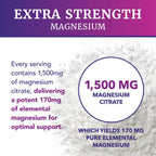 Magnesium Citrate Gummies, Extra Strength for Calm, Relaxation & Digestion
