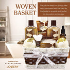 Buy now Gifts For Women Gift Basket for Womenâ€“ 9 Piece Set of Vanilla Coconut Home Spa Set, Luxurious Valentines Day Gifts for Her, Bath and Body Sets Includes Fragrant Lotions, Large Bath Bombs, Coconut Oil at indiglob india