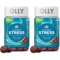 OLLY Goodbye Stress, Stress Support* Supplement, 50mg L-Theanine - 74 Count