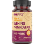 Buy now DEVA Vegan Evening Primrose Oil, Cold-Pressed, Unrefined, 90 Capsules, 1-Pack 90 Count (Pack of 1) at indiglob india