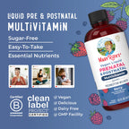 MARYRUTH'S Postnatal & Prenatal Liquid Multivitamin for Women, 16 oz, Vegan | Selenium, Folate, Healthy Fetal Development, Vegan, Non-GMO