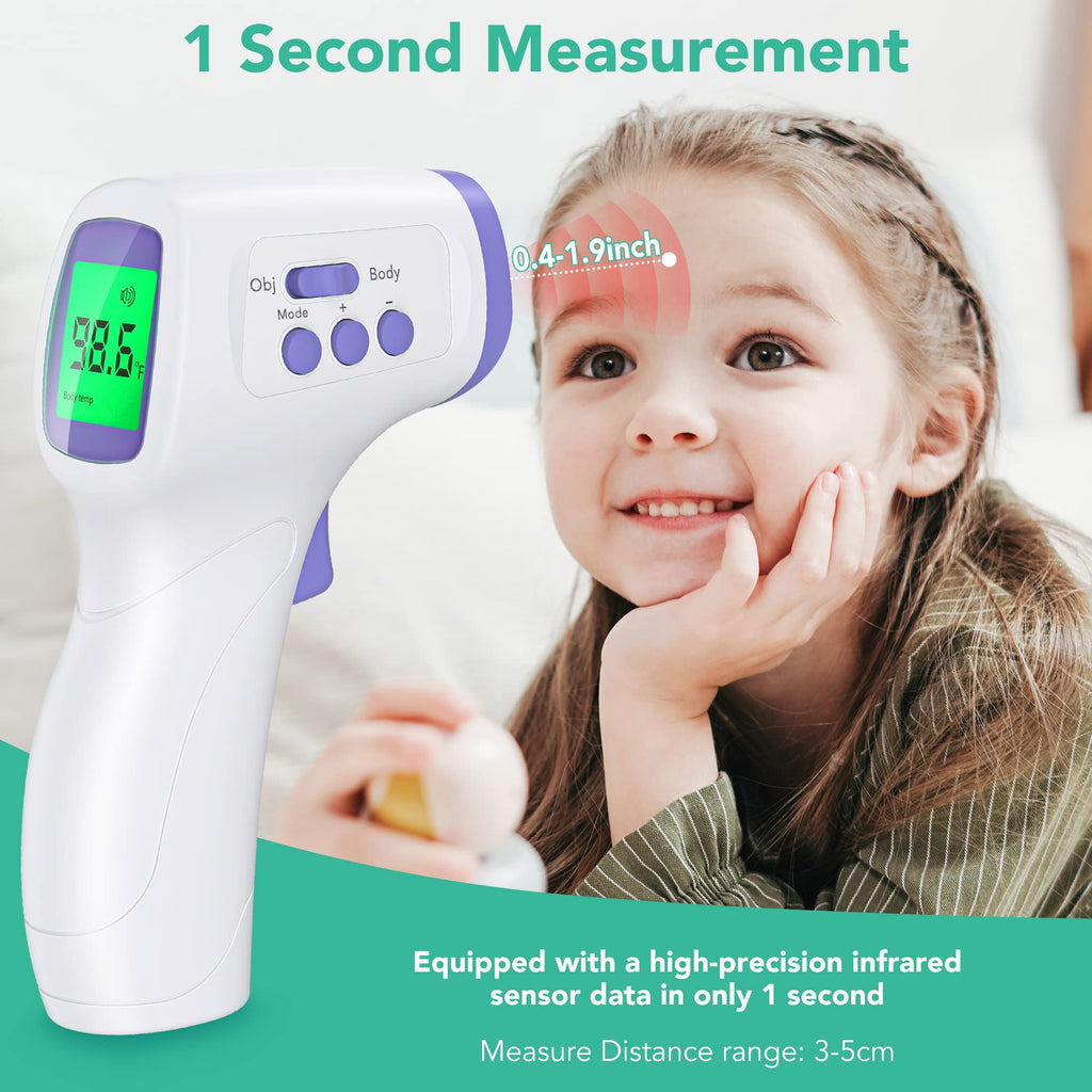 maguja Digital Touchless Forehead Thermometer for Adults Kids Home Use