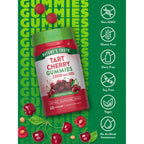 Nature's Truth Tart Cherry Gummies | 60 Count | Vegan, Non-GMO & Gluten Free Supplement | Cherry Flavor | Vegan, Non-GMO & Gluten Free Supplement | Cherry Flavor