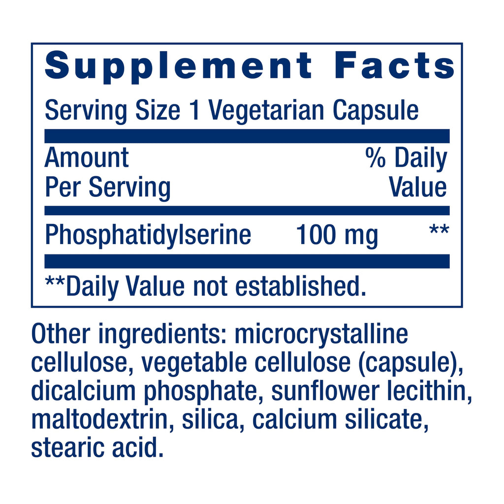Life Extension PS Caps, 100 Capsules