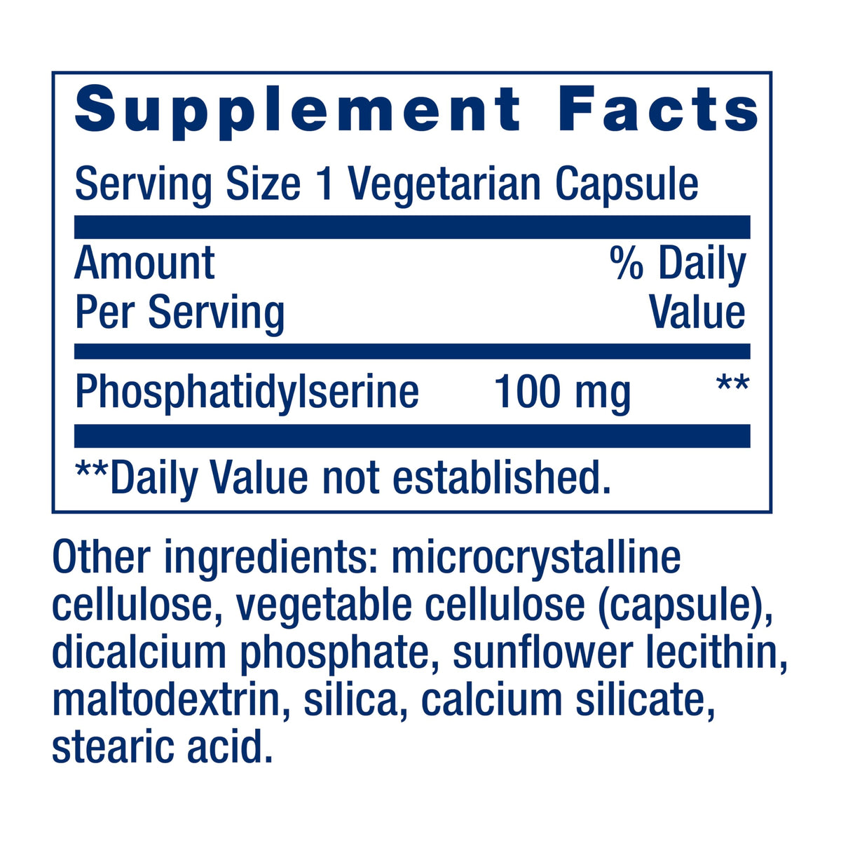 Life Extension PS Caps, 100 Capsules