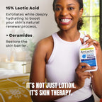 Buy now AmLactin Intensive Healing Body Lotion for Dry Skin, 14.1 oz Pump Bottle, 2-in-1 Exfoliator & Moisturizer with Ceramides & 15% Lactic Acid for Relief from Dry Skin (Packaging May Vary) at indiglob india
