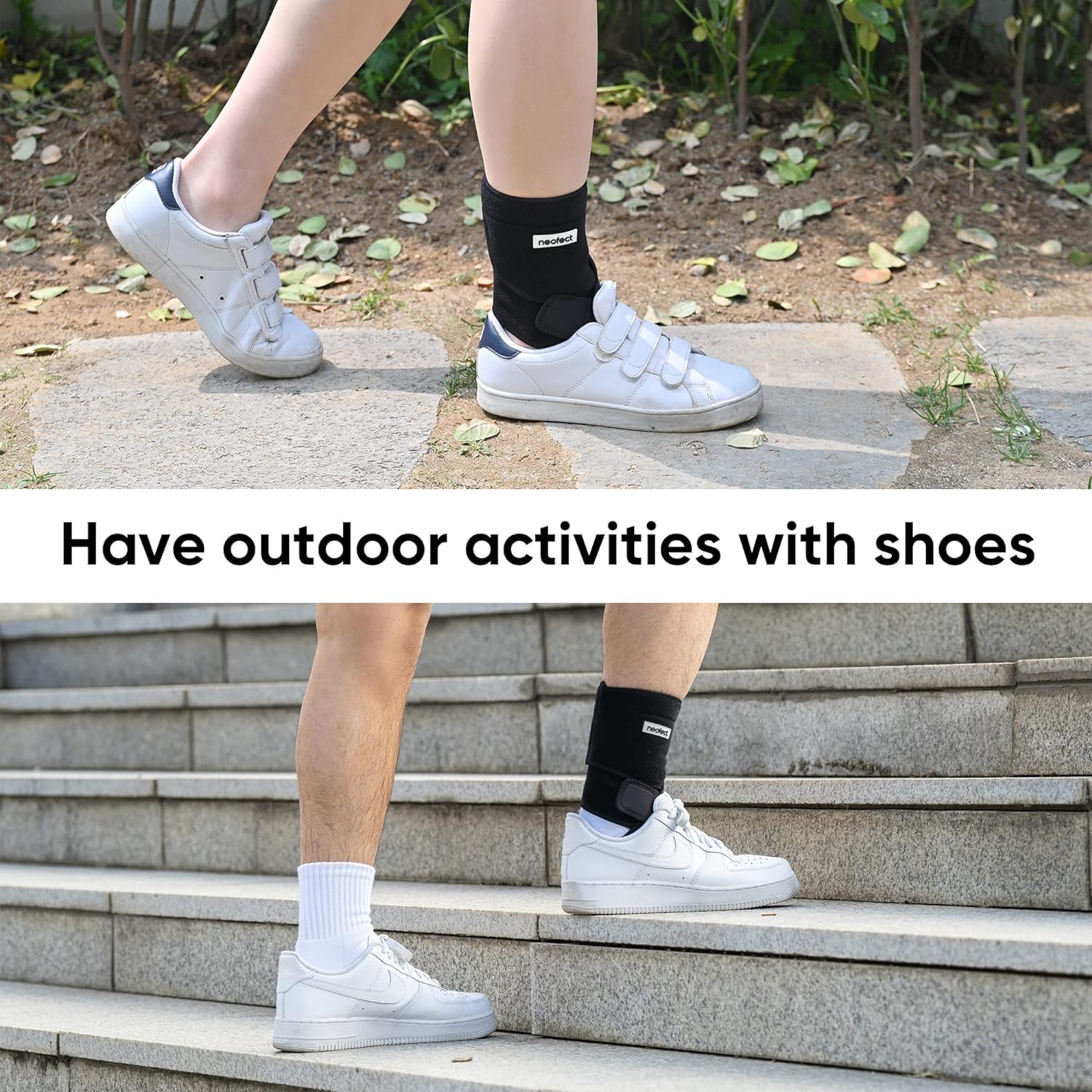 Buy now NEOFECT Drop Foot Brace - Adjustable AFO Ankle Brace for Walking & Stroke Recovery, Breathable Material for Ankle and Foot Support, Comfortable Design (Medium/Left) at indiglob india