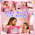 20 Pack Unicorn Bath Bombs for Kids Girls with Toys inside Kids Bath Bombs with Surprise Birthday Gifts for Girls Age 3 4 5 6 7 8 9 10 Years Old Bubble Bath Organic Natural Christmas Stocking Stuffers