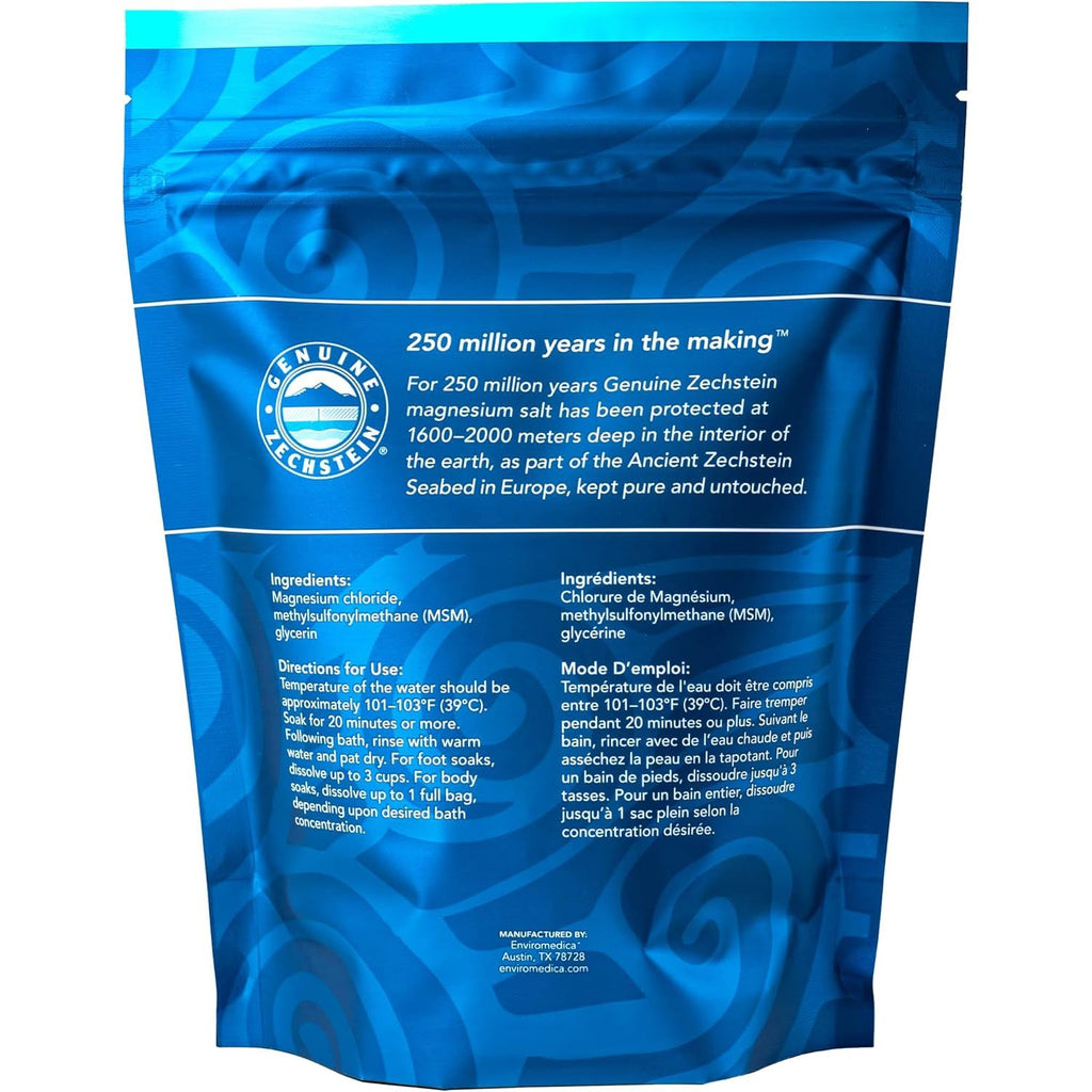 Buy now Ancient Minerals Magnesium Bath Flakes Ultra with OptiMSM â€“ Pure Zechstein Magnesium Chloride and Organic Sulfur Bath Salts, Soothing Mineral Soak for Skin & Body, 1.65 lb at indiglob india
