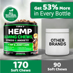 Hemp Calming Chews for Dogs - 170 Treats - Advanced Dog Calming Chews