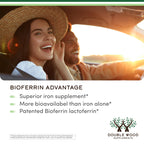 Lactoferrin 250mg Bioferrin, Immune, Gut + Iron Absorption, 60 Capsules | Immune, Gut + Iron Absorption Supplement, Patented Bioferrin, 250mg per Serving, Partially Iron-Saturated, No Taste