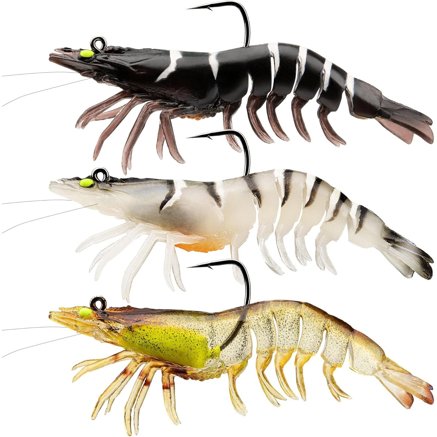 Buy now TRUSCEND Pre-rigged Fishing Jig Lures for Freshwater and Saltwater, Innovative Super Durable TPE Bass Lures, Lifelike Shrimp Crayfish Swimbait, Weedless Lure for Crappie Trout Walleye, Keep Separately A6-4.3"-0.75oz at indiglob india