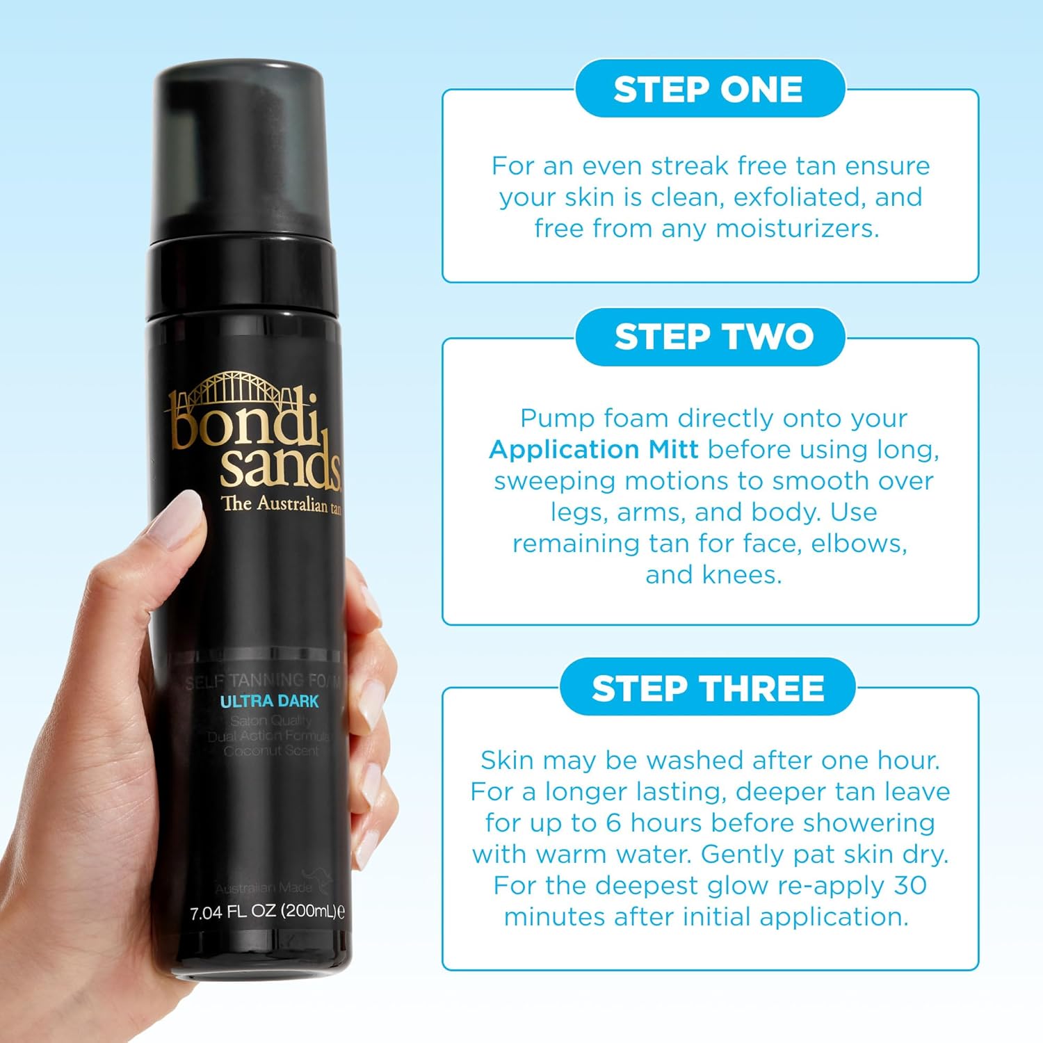 Buy now Bondi Sands Self Tanning Foam | Lightweight, Self-Tanner Foam Enriched with Aloe Vera and Coconut Provides an Even, Streak-Free Tan at indiglob india