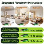 USKICH 40-Pack Roach Traps Indoor, Sticky Cockroach Trap, Glue Roach Traps, Roach Motel, Glue Traps for Roaches, Kid & Pet Friendly (Upgrade Recipe)