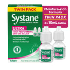 Systane Ultra Lubricating Eye Drops, 0.33 oz, Twin Pack