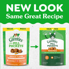 Buy now Greenies Feline Pill Pockets for Cats Soft Cat Treats, Chicken Flavor, 1.6 oz. Pouch, 45 Count at indiglob india