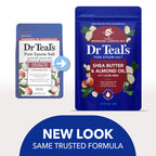 Dr Teal's Epsom Salt Magnesium Soak, Soften & Moisturize with Shea Butter & Almond Oil, 3 lbs