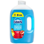 Dawn Ultra Dish Soap Refill Jug, Large Size Liquid Dishwashing Detergent, Powerful Dish Soap for Grease, Strawberry Fields Scent, 67 oz