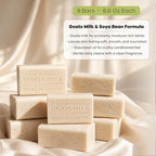 Australian Botanical Soap 6.6 OZ, Pack of 8, Goat Milk Soap Bars with Soya Bean Oil, Enriched with Organic Shea Butter, Suitable for All Skin Types, Packaging May Vary