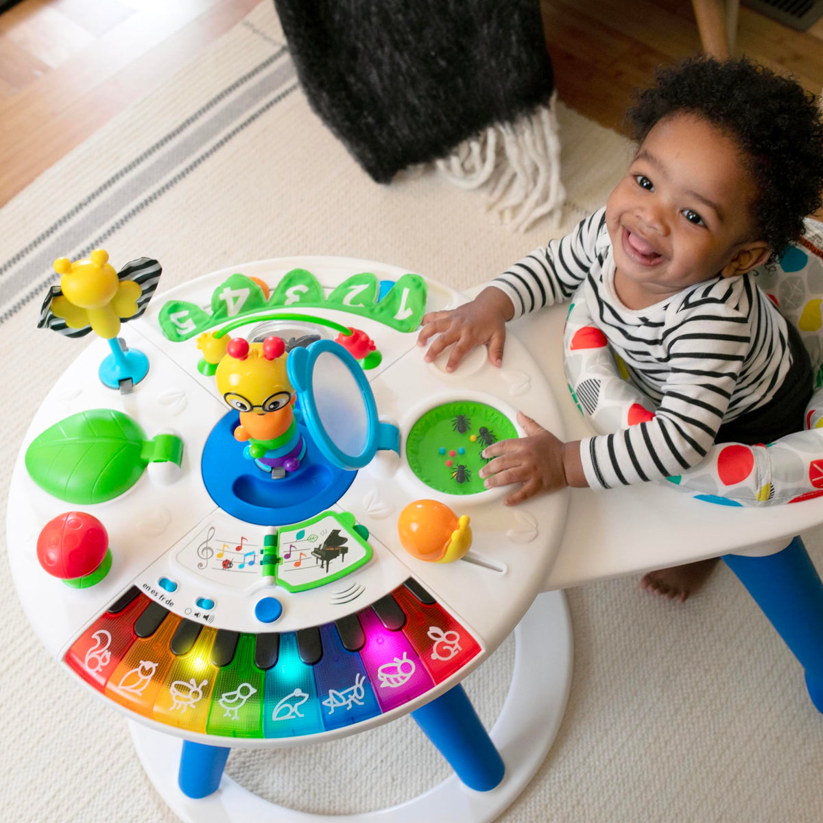 Baby Einstein 4-in-1 Activity Center & Walker with Piano, Age 6M+