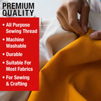 SINGER Polyester Sewing Thread Set, Assorted Colors, 50 Yards, 30 Count