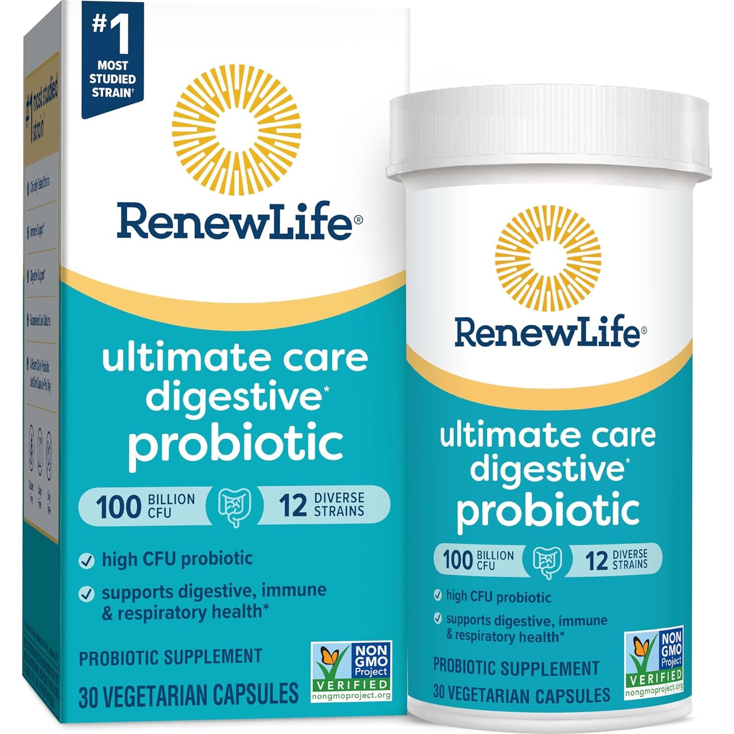 Buy now Renew Life Extra Care Digestive Probiotic Capsules, 50 Billion CFU Guaranteed, Daily Supplement Supports Immune, Digestive, Respiratory Health(1), L. Rhamnosus GG, Dairy, Soy and Gluten-Free, 90 Count 30 Count (Pack of 1) 100 Billion CFU at indiglob india