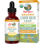 MARYRUTH'S Organic Lemon Balm Leaf Liquid Extract, Mood Support, 1 Fl Oz